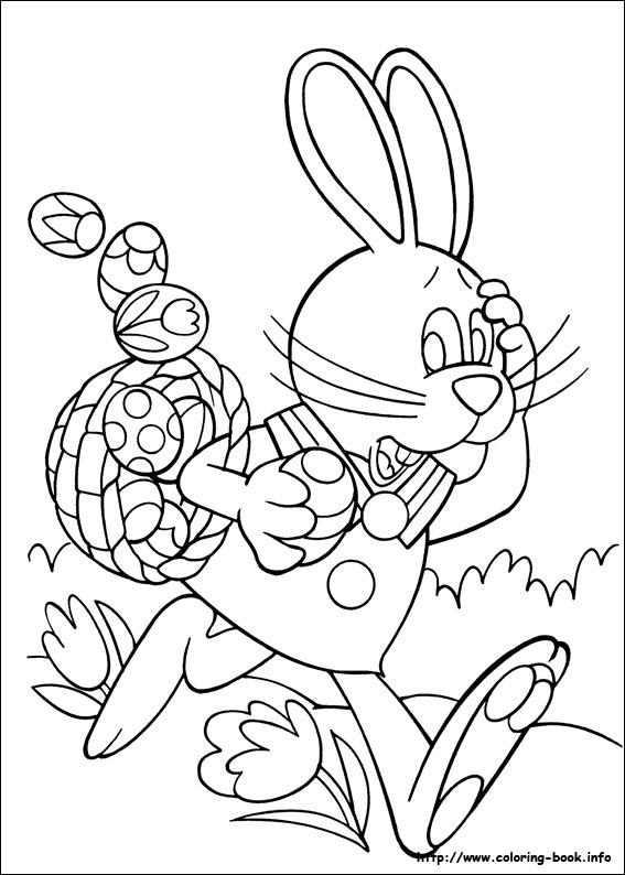 Peter Cottontail coloring picture
